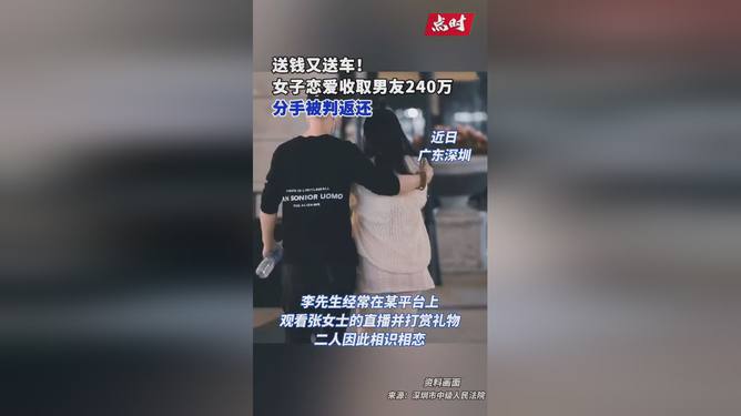 女子收取男友100萬 分手被判不用還