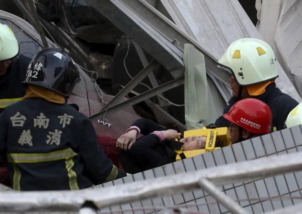 臺(tái)南市6.2級(jí)地震已致44人受傷